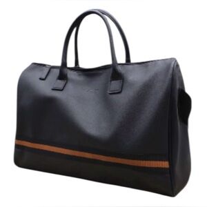 Ermenegildo Zegna Black Travel Duffel Bag – New Without Tags